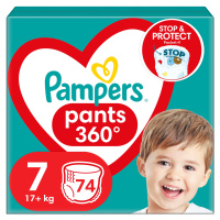 PAMPERS Active Baby Pants Kalhotkové plenky vel. 7, 17+ kg, 74 ks