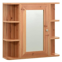 Shumee Koupelnová zrcadlová skříňka - dub, 66 × 17 × 63 cm, MDF