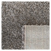 Moderní huňatý koberec v hnědé barvě