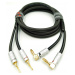 Nakamichi Reproduktorový kabel 2x1,5 jehla banán 90 4m