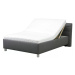 Čalouněná postel Alison 140x200, béžová, včetně matrace
