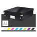 LEITZ WOW Click & Store A4 28.1 x 10 x 37 cm, černá