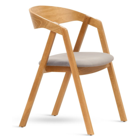 Křesílko GURU odstín dub látka – buková konstrukce, čalouněný sedák v několika barevných variant STIMA