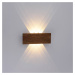 Paul Neuhaus Paul Neuhaus Palma LED nástěnné světlo dřevo 32 cm