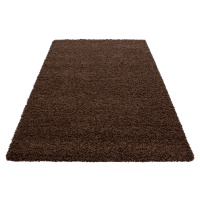 Kusový koberec Life Shaggy 1500 brown 240x340 cm