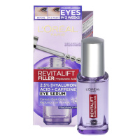 L'Oréal Paris Revitalift Filler oční sérum s 2,5% kyselinou hyaluronovou 20ml