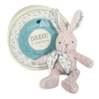 Doudou et Compagnie Paris Doudou Šedý králík z BIO bavlny 25 cm