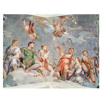 Obrazová reprodukce The Court of Love or, The Conjugal Virtues, 1562, (1528-88) Veronese, 40 × 3