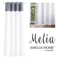 Záclona AmeliaHome Melia bílá
