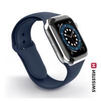 BAND APP.W.SILIKON.42-44mm BLUE SWISSTEN