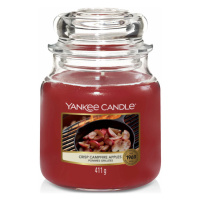 Yankee Candle Massachusetts USA Vonná svíčka Yankee Candle Crisp Campfire Apples Classic Střední