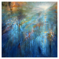 Ilustrace Another blue morning, Annette Schmucker, (40 x 40 cm)