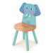 Tidlo Dřevěná židle Animal slon