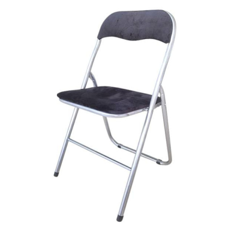 Skládací židle NIKLAS hliník/černá