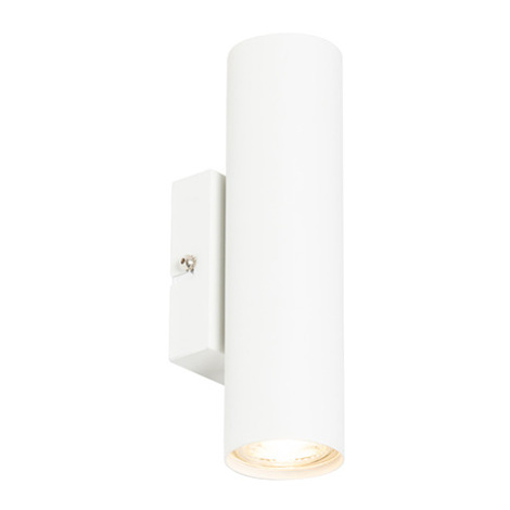Moderní nástěnné svítidlo bílé 2 -světlo - Jeana QAZQA