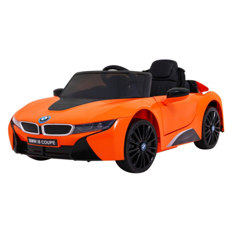 Oranžová elektrická autíčka