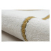 Dywany Łuszczów Kusový koberec Emerald 1013 cream and gold kruh - 120x120 (průměr) kruh cm