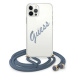 Kryt Guess iPhone 12 Pro Max 6,7" blue hardcase Script Vintage (GUHCP12LCRTVSBL)