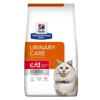 Hill's Prescription Diet c/d Urinary Stress Urinary Care suché krmivo pro kočky 1,5 kg