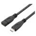 PremiumCord Prodlužovací kabel USB 3.2 generation 2, C/male - C/female, 1, 5m