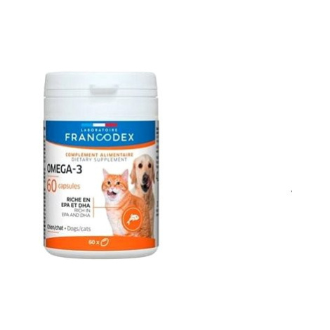 Francodex Omega-3 kapsle pro psy a kočky 60 tbl