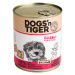 Dogs'n Tiger Adult 12 × 800 g - výhodné balení - hovězí a dýně