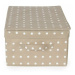 Compactor Skládací úložný kartonový box Rivoli, 30 x 43 x 19 cm, hnědá