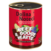 Dolina Noteci Superfood 6 x 800 g - hovězí s husími srdíčky