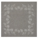 Dekorační povlak na polštář SCENTED BLOOM 40x40 cm, šedý