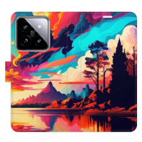 iSaprio flip pouzdro Colorful Mountains 02 pro Xiaomi 14