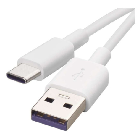 Nabíjecí a datový kabel USB-A 2.0 / USB-C 2.0, 1,5 m, bílý EMOS