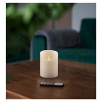 LED svíčka s dálkovým ovládáním DecoKing Wax, výška 10 cm