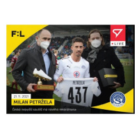 Fotbalová live karta Fortuna ligy 2021-22 - Milan Petržela L-063