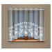 Dekorační žakárová záclona s řasící páskou RIAN 160 bílá 300x160 cm MyBestHome