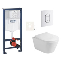 Závěsný wc set do lehkých stěn / předstěnová montáž Glacera Ava SIKOGRSAVAASH0