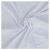 Kvalitex Luxusní bavlněné JERSEY prostěradlo s lycrou 220x200 cm - bílá