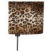 Stojací lampa černý odstín leopardí design 40 cm - Parte