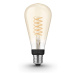 Chytrá LED žárovka Philips Hue Bluetooth Filament ST72 / 7 W / E 27 / bílá