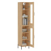 vidaXL Skříň highboard dub sonoma 34,5 x 34 x 180 cm kompozitní dřevo