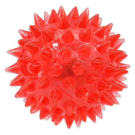 Dog Fantasy Hračka míček LED růžový 5 cm