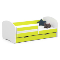 Dětská postel SMILE 160x80 cm - žlutá