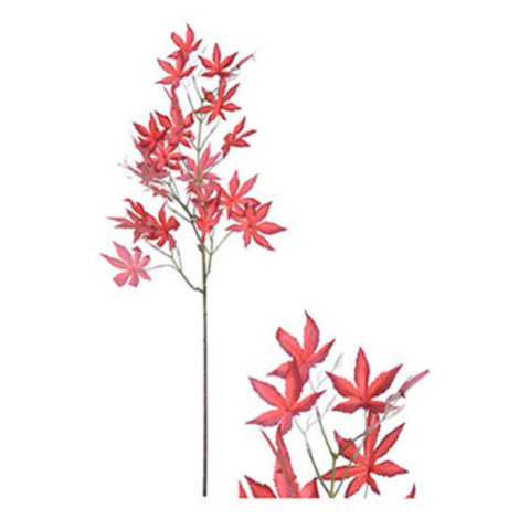 Větev javorová podzimní uměláčervená 80cm Hogewoning