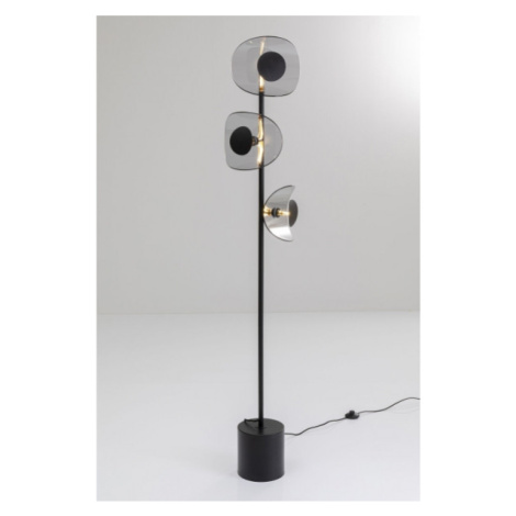 KARE Design Stojací lampa Mariposa - kouřově černá, 160cm