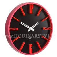 Designové nástěnné hodiny Future Time FT6010BK Numbers 30cm