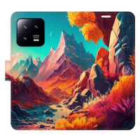 iSaprio flip pouzdro Colorful Mountains pro Xiaomi 13