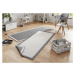 NORTHRUGS - Hanse Home koberce Kusový koberec Twin-Wendeteppiche 103108 creme grau – na ven i na