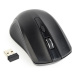GEMBIRD myš MUSW-4B-04, černá, bezdrátová, USB nano receiver