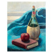 Ilustrace Vintage Still Life Composition Oil Painting, Dan Totilca, 30 × 40 cm