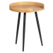 Bambusový kulatý odkládací stolek ø 40 cm Loft – Wenko