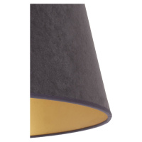 Duolla Stínidlo na lampu Cone výška 22,5 cm, grafit/zlatá